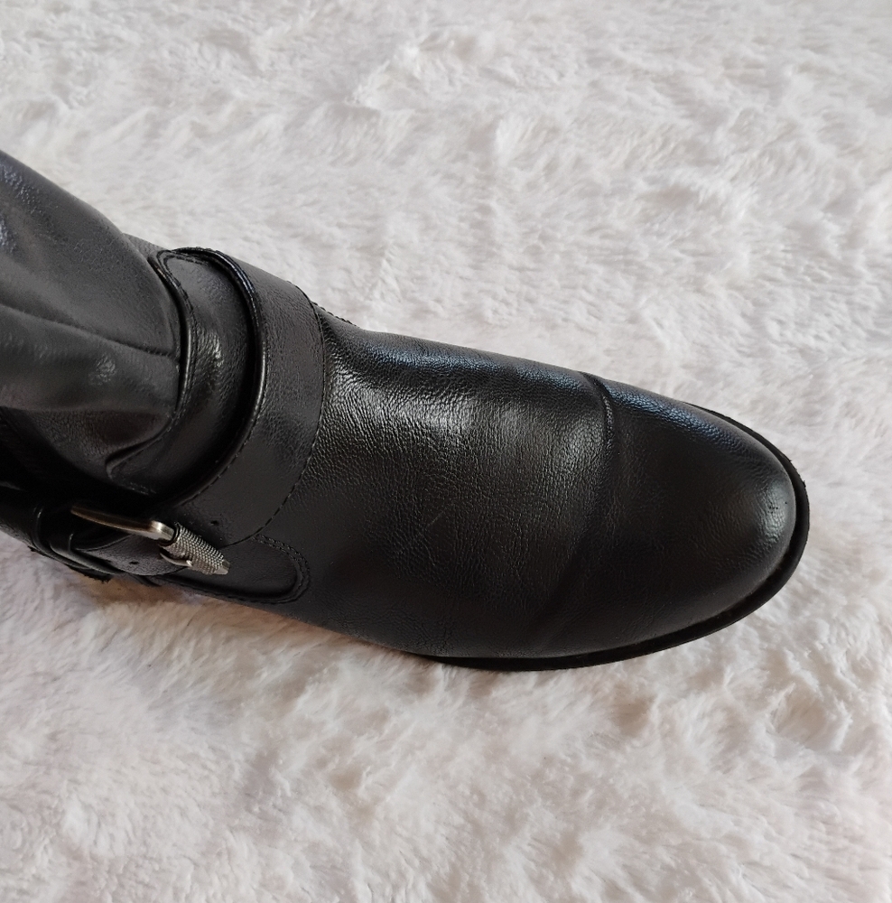 BareTraps Brynda Mid Calf Moto Style Boots - Picture 9 of 11